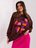 Bluza oversize luźna LOVE bawełniana The Fancy S M L XL