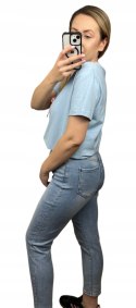 T-shirt koszulka bawełniana luźna kokardka bawełna miś cekiny Motion S M L