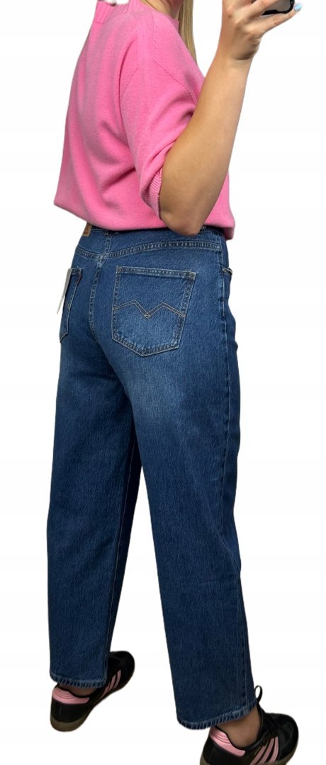Spodnie jeansowe niebieskie ciemny jeans balloon jeans Trang Jeans L 40 - CASUAL STREET Spodnie jeansowe niebieskie ciemny jeans balloon jeans Trang Jeans L 40 - CASUAL STREET