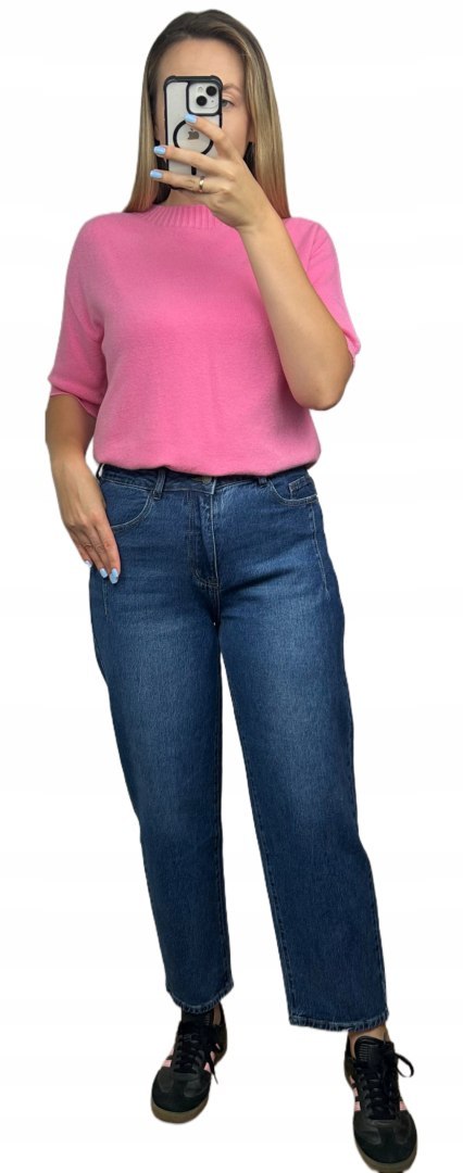 Spodnie jeansowe niebieskie ciemny jeans balloon jeans Trang Jeans L 40 - CASUAL STREET Spodnie jeansowe niebieskie ciemny jeans balloon jeans Trang Jeans L 40 - CASUAL STREET