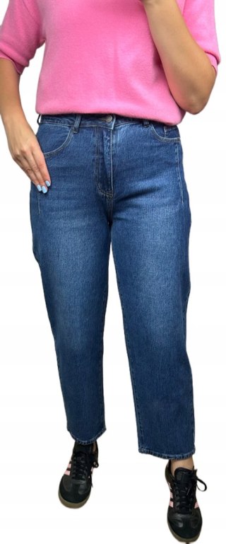 Spodnie jeansowe niebieskie ciemny jeans balloon jeans Trang Jeans M 38 - CASUAL STREET