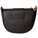 Torebka listonoszka brązowa crossbody skóra naturalna licowa Vera Pelle
