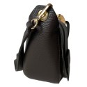 Torebka listonoszka brązowa crossbody skóra naturalna licowa Vera Pelle