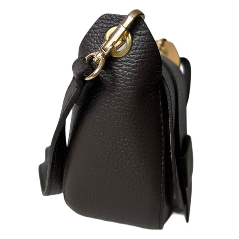 Torebka listonoszka brązowa crossbody skóra naturalna licowa Vera Pelle Torebka listonoszka brązowa crossbody skóra naturalna licowa Vera Pelle