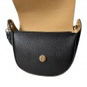 Torebka listonoszka czarna crossbody skóra naturalna licowa Vera Pelle