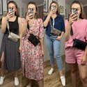 Torebka listonoszka skóra naturalna licowa beżowa crossbody Vera Pelle