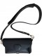 Torebka listonoszka skóra naturalna licowa czarna crossbody Vera Pelle