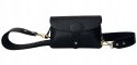 Torebka listonoszka skóra naturalna licowa czarna crossbody Vera Pelle