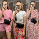 Torebka listonoszka skóra naturalna licowa czarna crossbody Vera Pelle