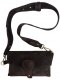 Torebka listonoszka skóra naturalna zamszowa brązowa crossbody Vera Pelle