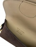 Torebka listonoszka skóra naturalna zamszowa brązowa crossbody Vera Pelle