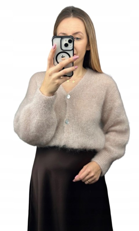 Satynowa spódnica midi dłuższa wiskoza 100% czekoladowa brązowa MIHO'S- SATINA