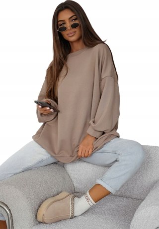 Bawełniana fango bluza oversize luźna polska produkcja mucha Me Gusta- ULTIMATE