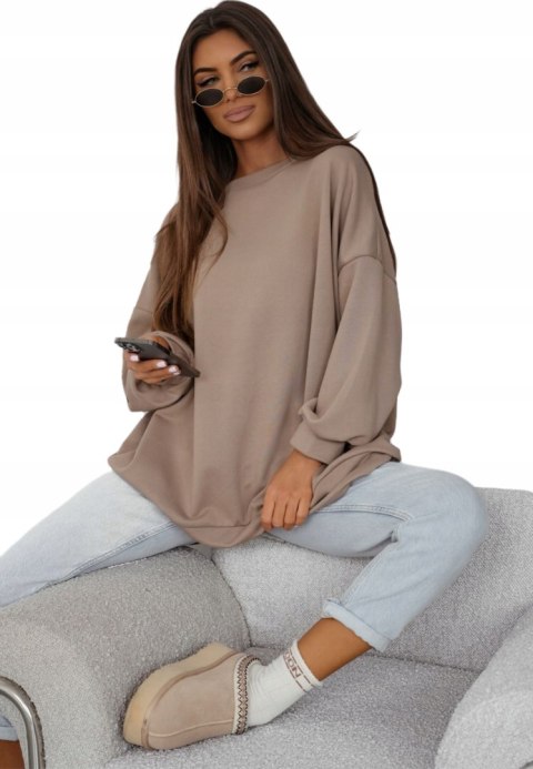 Bawełniana fango bluza oversize luźna polska produkcja mucha Me Gusta- ULTIMATE