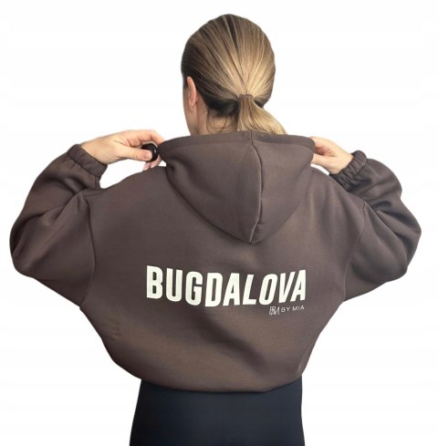 Bluza bawełniana oversize luźna czekoladowa brązowa BUGDALOVA by MIA- BUGDALOVA
