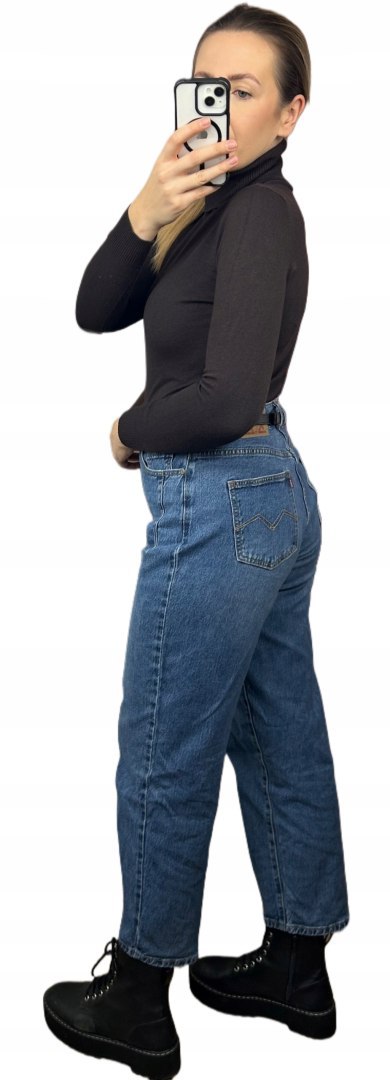 Gładki miękki klasyczny elastyczny golf basic dopasowany czekoladowy brąz- COLLA I