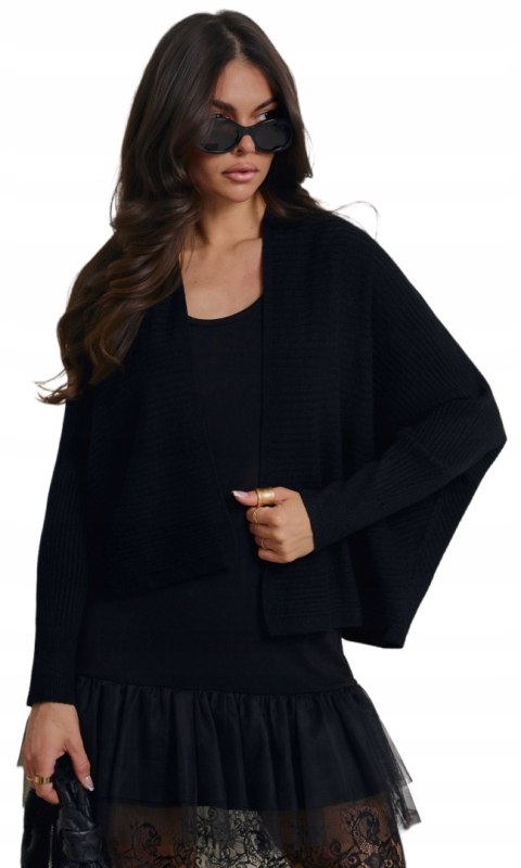 Halka Lace Tiul czarna – zbliżenie na dół z tiulu i koronki