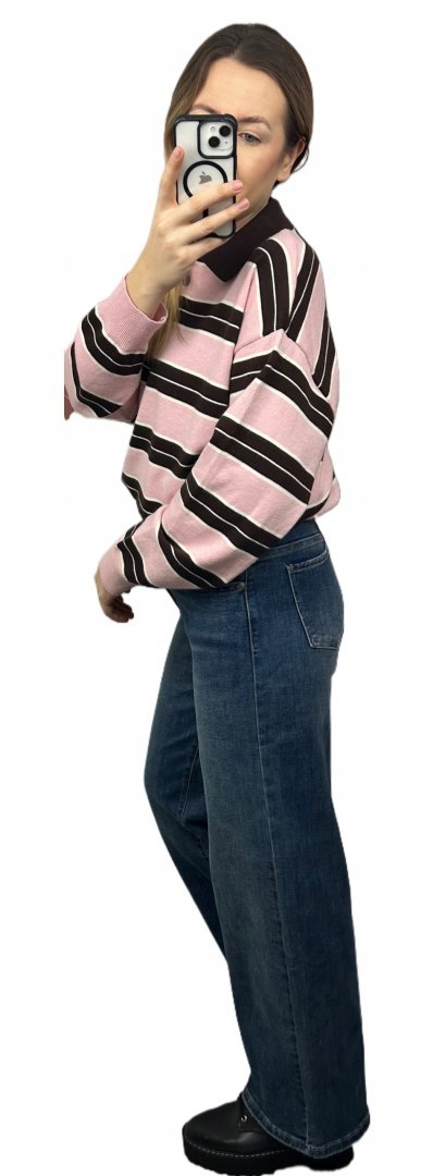 jeansy laulia ciemny denim bok