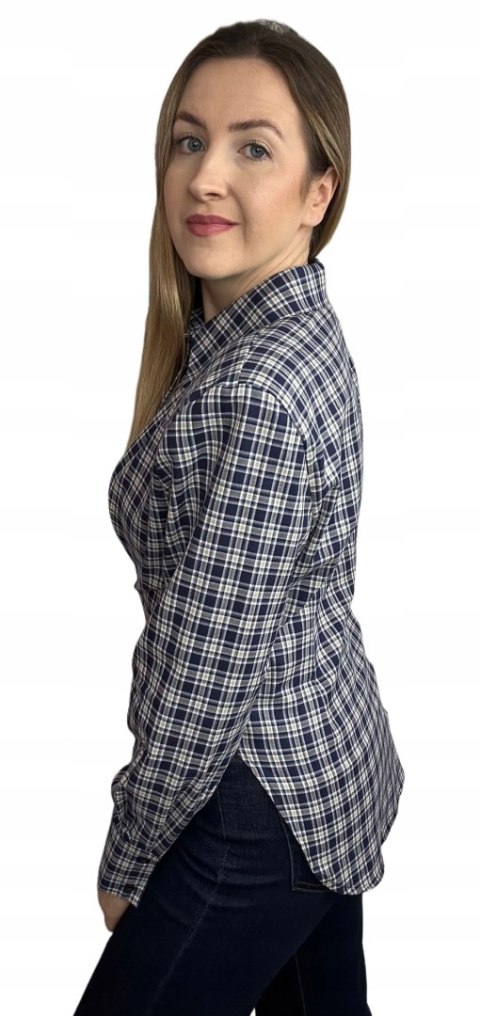 koszula Corsetta Lumina w kratę bok