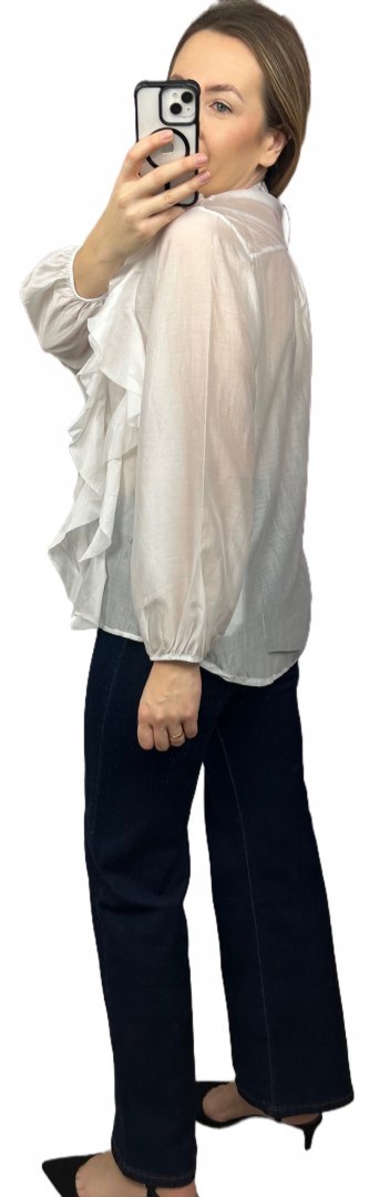 koszula RUBINA biała bokiem