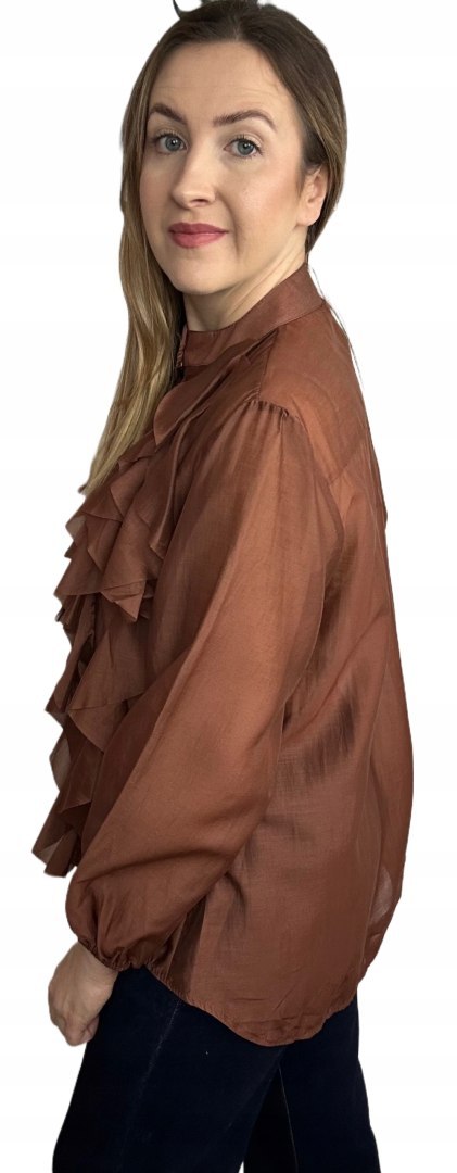 koszula RUBINA brązowa bokiem