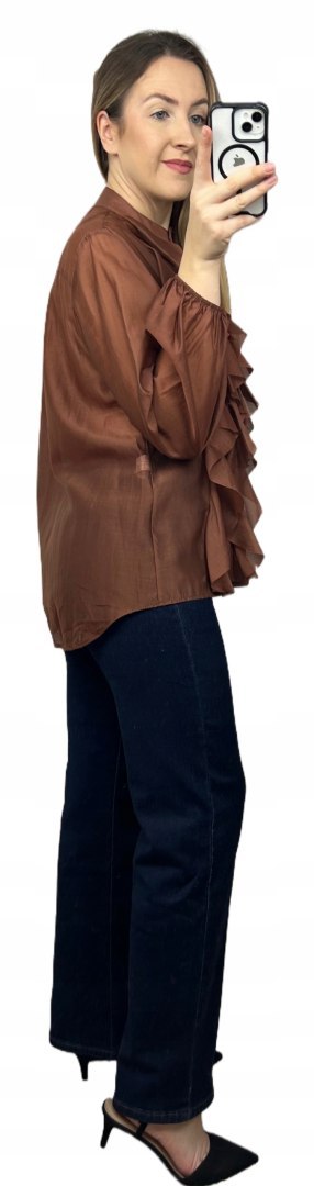 koszula RUBINA brązowa bokiem