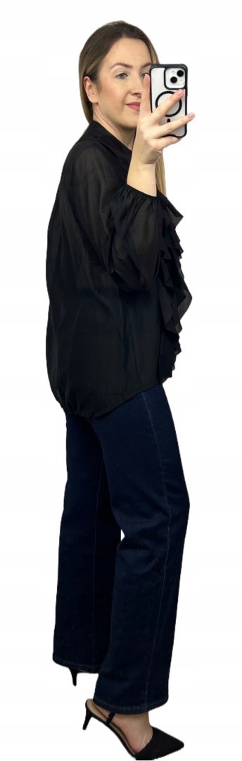 koszula RUBINA czarna bokiem