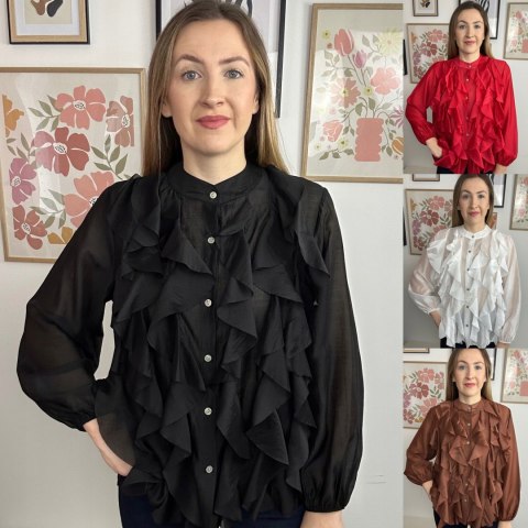 koszule RUBINA różne kolory z czerwienią