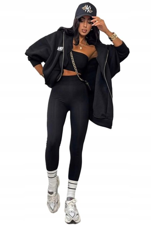 Legginsy sportowe glossy stylizacja miejska