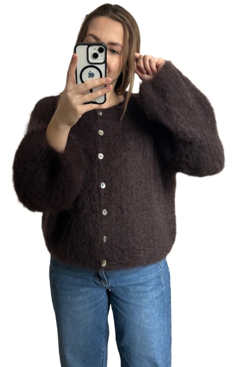 czekoladowy SOFT BELL CARDI
