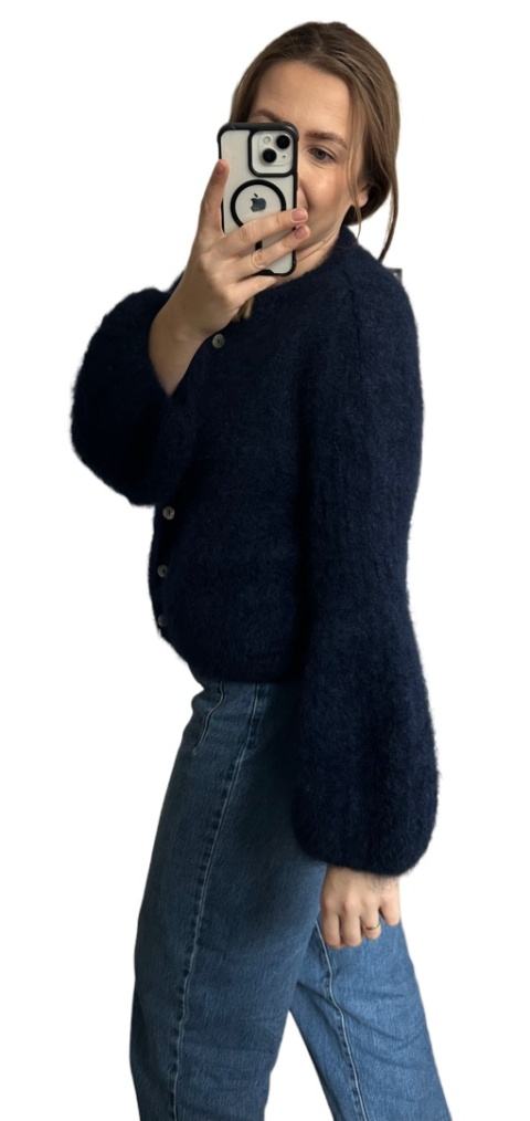 sweter soft bell cardi dzwonek rękaw CXL COLLECTION