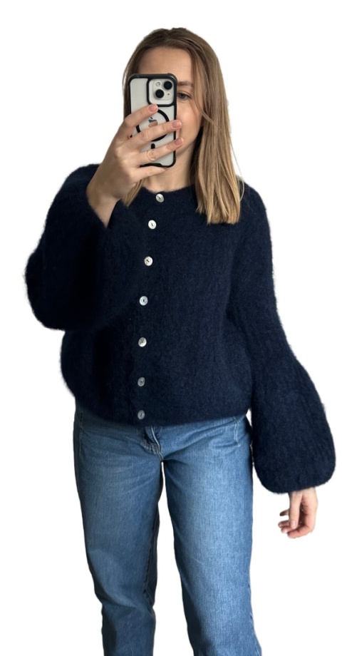 sweter kid moher dzwonek soft bell cardi guziki  CXL COLLECTION