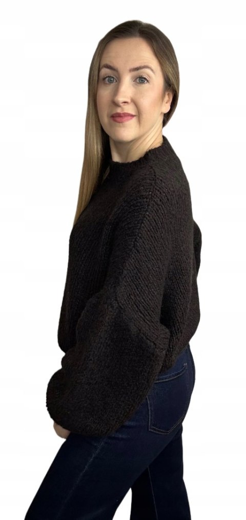 sweter CLOUDY czekolada widok z boku