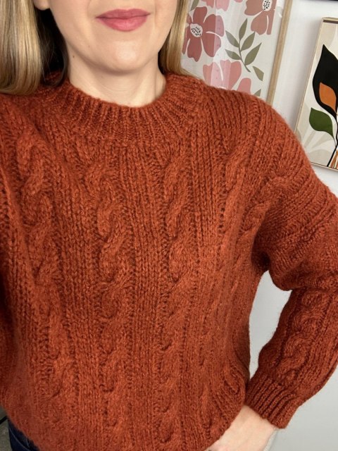 zbliżenie na sweter Modny zakątek szafy