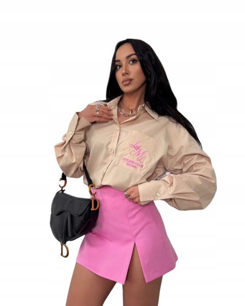 Koszula beżowa LA MILLA Stylish Club