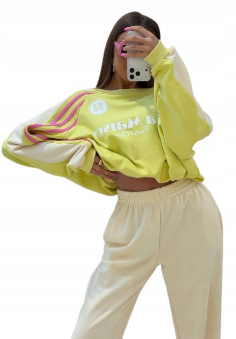 dres bawełniany Mia Maison pastel crew styl miejski