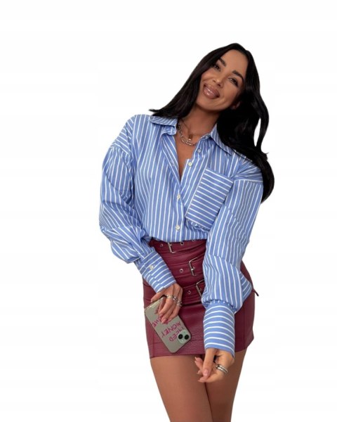 Bawełniana koszula w paski LA MILLA