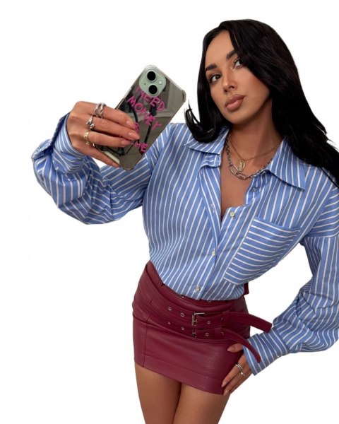 Koszula LA MILLA w paski – detal mankietów