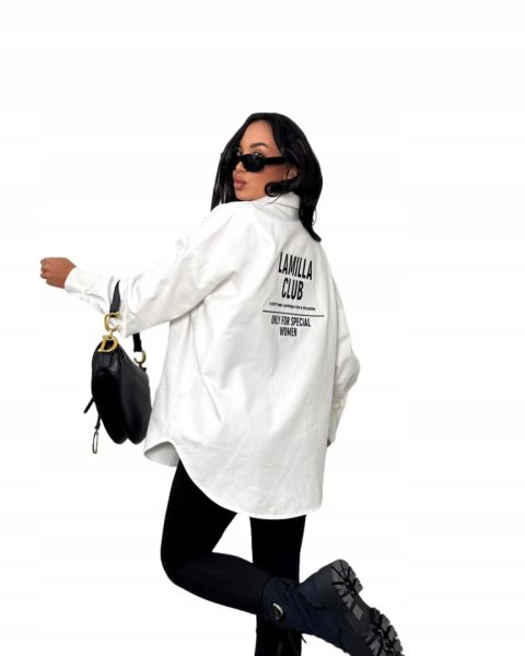 Koszula oversize biała – casual look