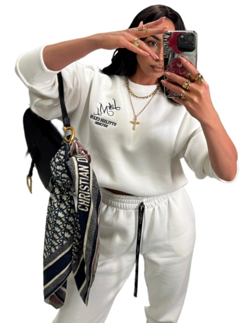 damska bluza la milla oversize ocieplana styl casual