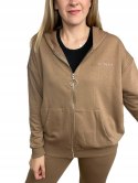 Komplet dresowy rozpinana luźna bluza dresy kaptur Aszmi Style S M L