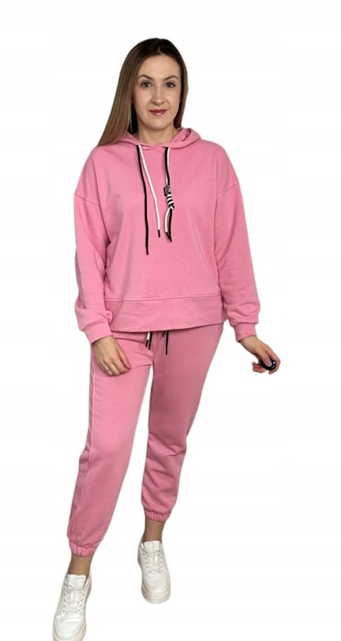 Komplet dresowy dres luźny bawełniany bawełna bluza kaptur Azara S M L Komplet dresowy dres luźny bawełniany bawełna bluza kaptur Azara S M L