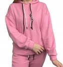 Komplet dresowy dres luźny bawełniany bawełna bluza kaptur Azara S M L