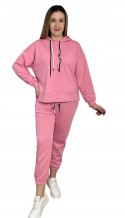 Komplet dresowy dres luźny bawełniany bawełna bluza kaptur Azara S M L