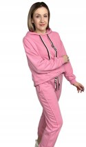 Komplet dresowy dres luźny bawełniany bawełna bluza kaptur Azara S M L
