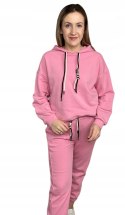 Komplet dresowy dres luźny bawełniany bawełna bluza kaptur Azara S M L