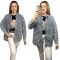 Luźna oversize kurtka katana koszula jeansowa dżinsowa niebieska Laulia S